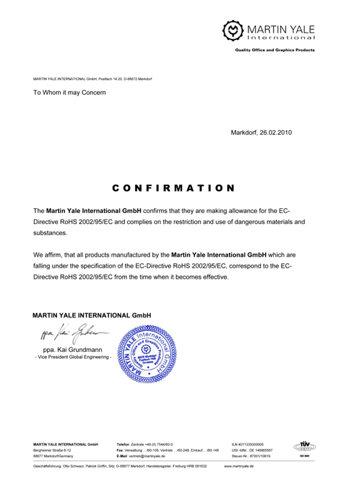 Roche certification